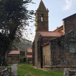 Igrexia de Santa Maria. On the way to the lighthouse.