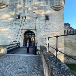 Ian entering the bridge