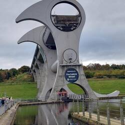 The video I took is too long. The wheel cuts out 11 locks on the river.