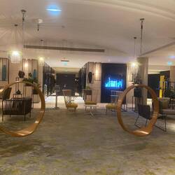 Loved the swings in the lobby