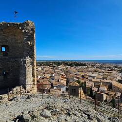Von der Burgruine hat man einen tollen Ausblick.