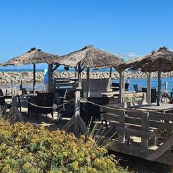 Strandbar in Gruissan Plage 🍹