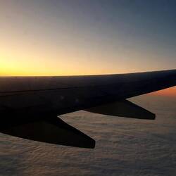 "Following the sunset's light we leave the old world", C. Columbus