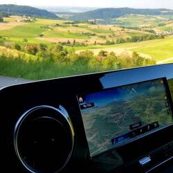 GPS & "much more" display. I've already loaded the South American maps.