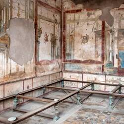 Bedroom in house at Pompei
