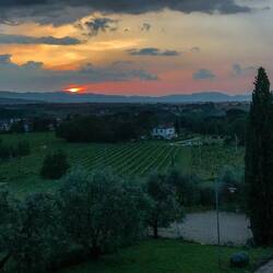 Sunset at Villa Petrea