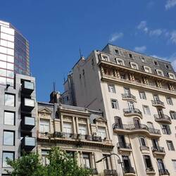 A clush of architectural styles...