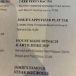 Dinner in Harrison Arkansas. I did not try the deep fried bacon!
