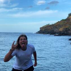 Für Oma - sie liebt die Bilder mit Pommesgabel und Zunge raus - liebe Grüße an dich 😬❤️