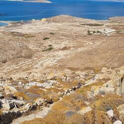 Vue sur la ville de Delos