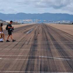 Start- und Landebahn!