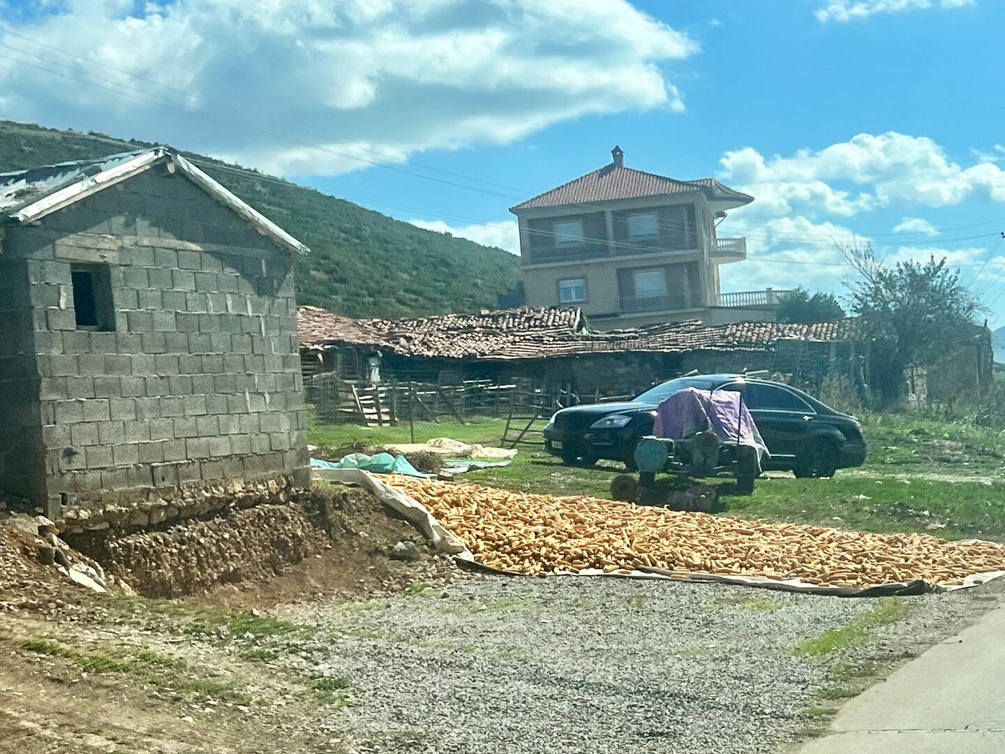 Erntezeit in Albanien