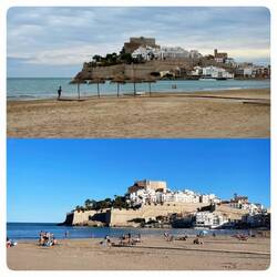 Heute vormittags & nachmittags … welch ein Kontrast