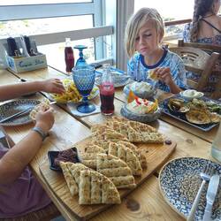 Das sind mal Portionen (nur Vorspeisen)