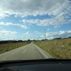 Op weg naar het hotel.