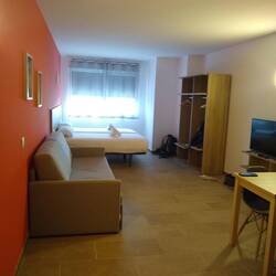 Our spartan, but serviceable, apartment for three days.