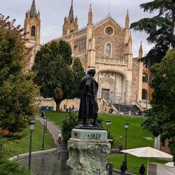 Monument to Goya outside The Prado