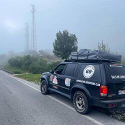 Nanu - eben noch Küste 28 Grad, dann sowas in den Bergen