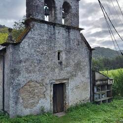 Church with graves attached.