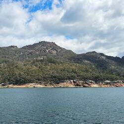Wineglass Mountain where we hiked yesterday