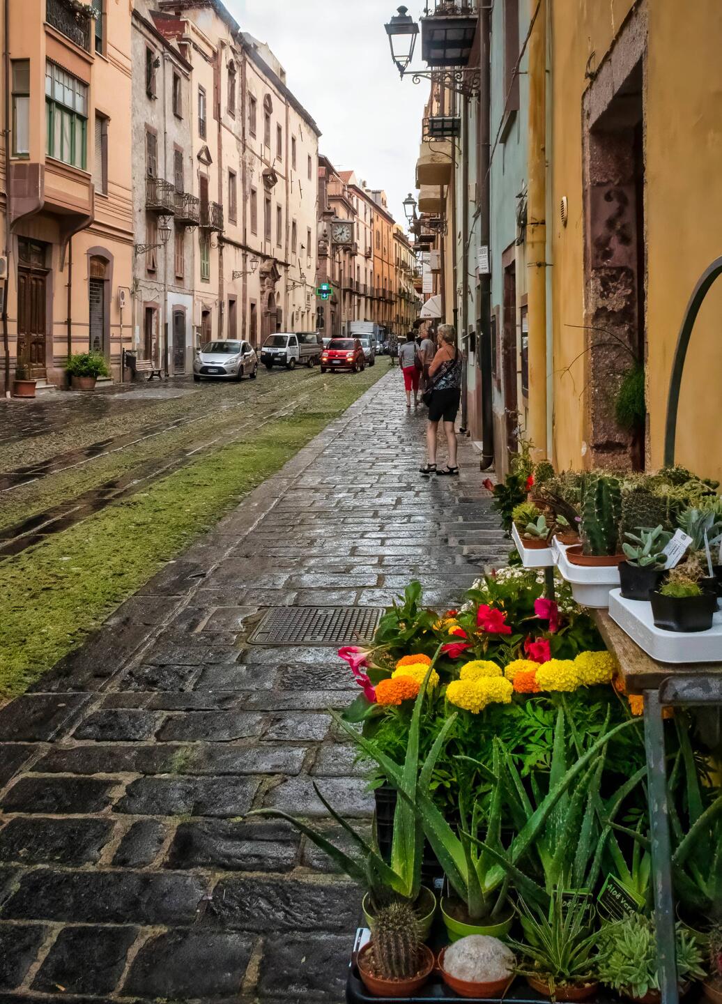 Street scene at Bosa