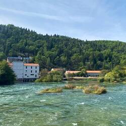 2nd Hydro dam to open in the world following Niagara by two days! Same brains behind both.