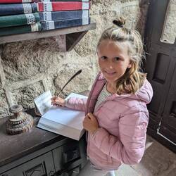 Wir haben dann noch ein Autogramm gegeben. Die Warsany's on tour 🤓