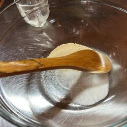 Yeast, salt, sugar