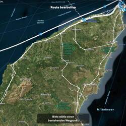 Unsere Spuren auf der Insel