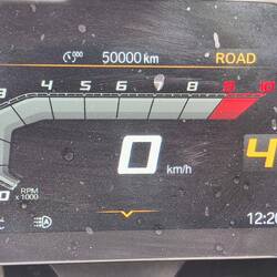 Exakt 50'000 km auf dem Tacho heute 🙏