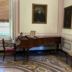 Piano played by Giuseppe Verdi when he visited