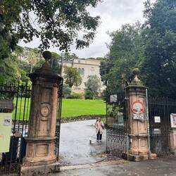 Garden next door with a library now. (Former Nazi head quarters during WW2)