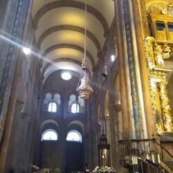 The Botafumerio. More about this if we see it in use.