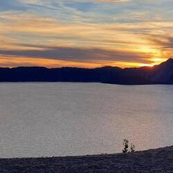 ... natürlich darf der Sonnenuntergang nicht fehlen