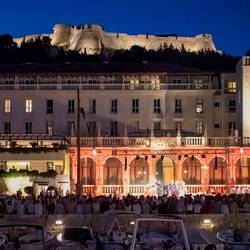 Outdoor concert at Hvar historical centre