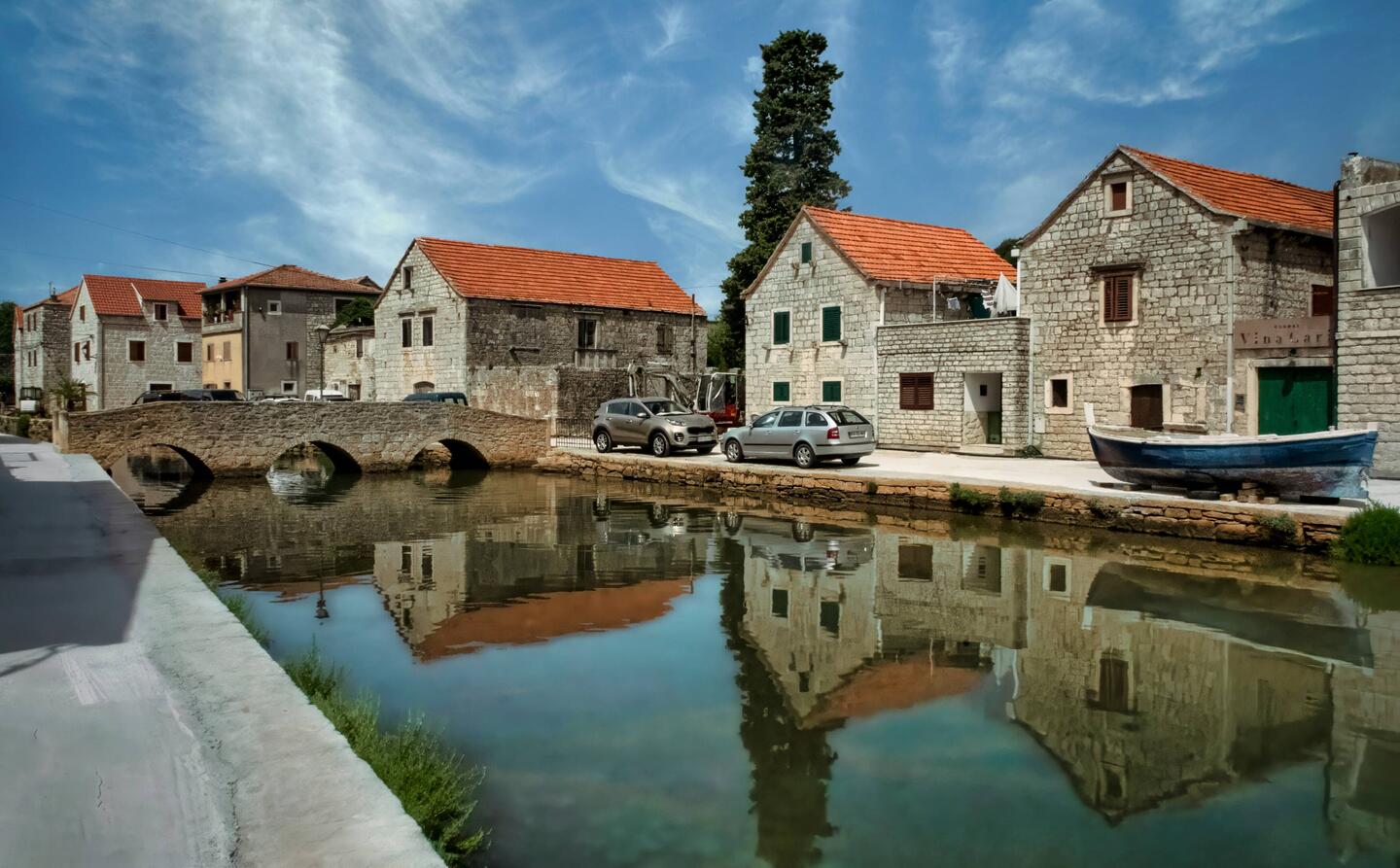 A Hvar small fishing village