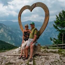 At the top of Mt Vogel