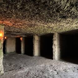 Die Zellen der Mönche sind winzig