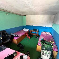 Unser allererstes Zimmer in einer Lodge