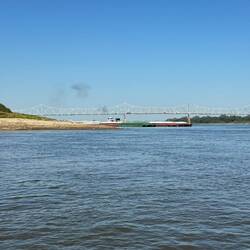 Coming out of Mississippi into Ohio. Bridge is in Ohio