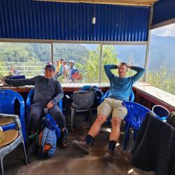 Lunch stop with a great view