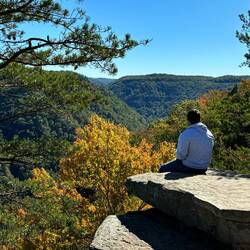 The Long Point Outlook at New River Gorge National Park, WV