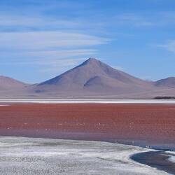 Red Lagoon in Eduardo Avaroa National Reserve