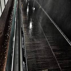 Rain on the docks