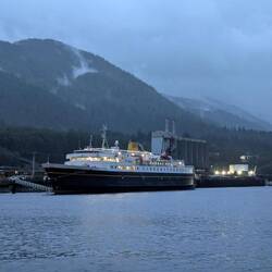 This ship is part of the Alaska Marine Highway System