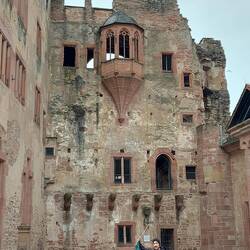 The queen would watch entertainment from the Juliette window.