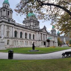 Once we were closer to city center there were beautiful buildings.