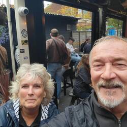 Enjoying the music and crowds.