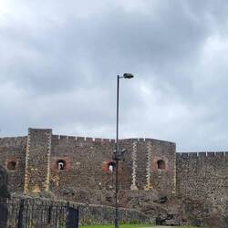 Carrickfergus Castle from the waterfront.