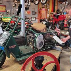 Amerikanischer Roller der Army von 1962 zum Abwurf am Fallschirm